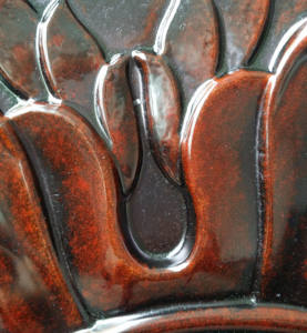 Plafonds en PVC Panneau mural intérieur collé pour salle de bain hôtel café club centre commercial fonction ignifuge PL17 couleur <span class=keywords><strong>bois</strong></span> rouge vieilli - Product Image 4