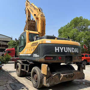 Excavadora de ruedas Hyundai 210w-9, excavadora de ruedas Hyundai coreana usada, nueva excavadora Hyundai de 2, 0 - Product Image 2