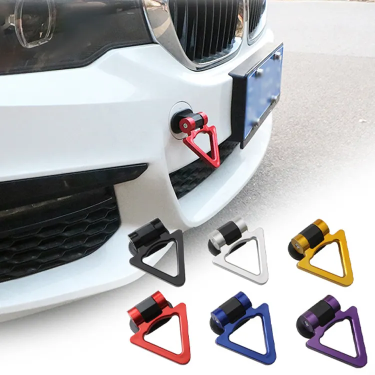 Auto Exterieur Voorbumper Cover Trekhaak Decoratie Accessoires Sticker Tow Haken Voor Racing