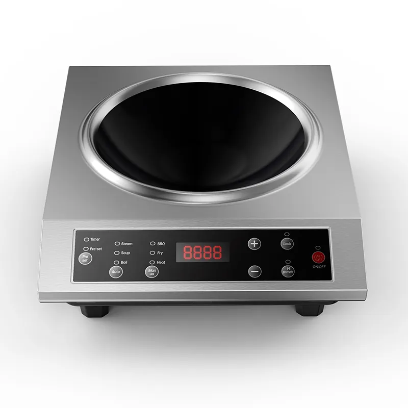 Bảng màu đen đầu đa nấu ăn phương tiện truyền thông 1 burner điện đung bếp duy nhất hob lẩu đa bếp điện cảm ứng bếp