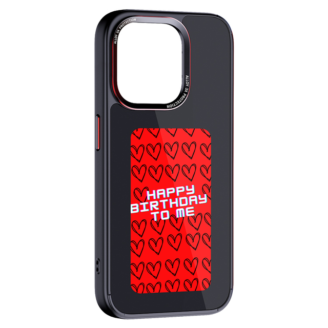 NFC 3 Color Phone Case for iPhone 15 Pro Max Case New Arrival DIY Smart E-Ink Cover for iPhone 15 Pro Case 15 14 13 Pro Cover