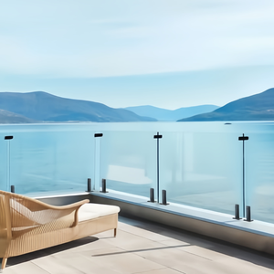 Aleader ASD-3 – Pince et support modernes en acier inoxydable pour balustrades de piscine et d'escalier - Product Image 2