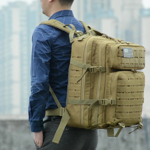 2025 Đen máy tính xách tay săn bắn Ba lô công suất lớn túi cho nam giới và phụ nữ đi bộ đường dài máy tính xách tay Ba lô - Product Image 3