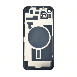 Cover Posteriore Blu per iPhone 14 Plus con Supporto in Metallo Integrato e Protezione Lenti - Product Image 2