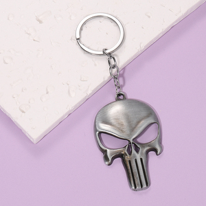 Portachiavi ZRM <span class=keywords><strong>Punisher</strong></span> Terminator Warrior in Lega di Zinco, Ciondolo per Auto Personalizzato con Stampa Digitale per Uomini e Donne - Product Image 4