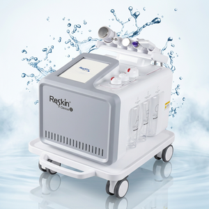 Appareil d'hydrodermabrasion Reskin II pour usage en salon, mésothérapie sans aiguille, importateur ultrasonique, exfoliant cutané, marteau froid, soins de la peau - Product Image 1