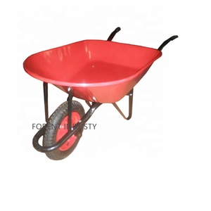 स्टील संभाल रबर पहिया उद्यान धातु प्लांटर्स WB7400 <span class=keywords><strong>wheelbarrow</strong></span> - Product Image 6