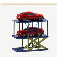 Cadre en acier robuste à capacité de charge élevée Opération facile Ascenseur de voiture à ciseaux à double pont Construction aérienne hydraulique à alimentation électrique
