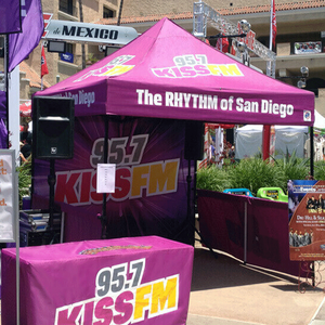 เต็นท์พับได้3x3ม. 10X10ft เต้นท์ป็อปอัพสำหรับโฆษณา600D แบบกำหนดเองได้เต็นท์ค้าขายกลางแจ้งกันน้ำ - Product Image 4