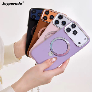 Étui de téléphone JOYPORODO L169 avec support scintillant, étui magnétique pour téléphone portable en PC pour <span class=keywords><strong>iPhone</strong></span> 15 16 17 Pro Max, support antichoc, Capa De Celular - Product Image 2