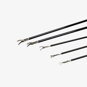 SK cirurgia laparoscópica Tenaculum fórceps 5mm x 330 endoscópico cirúrgico curvo reta tesoura gancho - Product Image 1