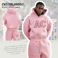 Sweat à capuche en coton premium épais 450 g/m² en molleton bouclette coupe oversize avec impression de logo personnalisé, appliqués et broderies