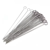 Crochet en acier inoxydable pointe de cuisson brochettes de viande de barbecue aiguille de barbecue brochettes de barbecue