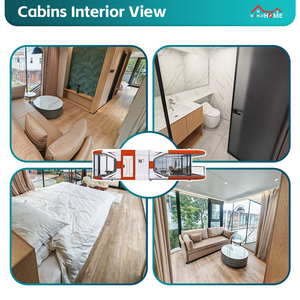 Garaje prefabricado + Estudio: Coche de estacionamiento debajo, espacio vivo/de trabajo arriba, fácil de reubicar al trasladar Villa modular prefabricada moderna - Product Image 6