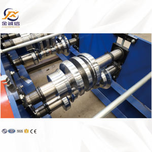Automatische Maßgeschneiderte Wasserrinne-Rollformmaschine Neues Design Verzinkte Regenrinnen-Herstellungsmaschine - Product Image 3
