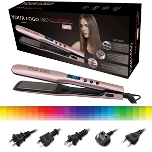 Lisseur Électrique Professionnel en Titane 480°F avec Écran LCD, Chauffage Rapide, Anti-Frisottis, Tous Types de Cheveux, Sac de Protection Thermique - Product Image 6