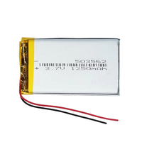 Sel Baterai Lithium Polymer LiPo 3.7V 1250mAh 503562 Isi Ulang untuk MP3 MP4 MP5 GPS PSP DVD Video Game PAD Tablet PC