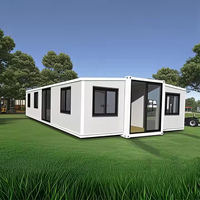 Günstiges Vorgefertigtes Luxus-Erweiterbare Containerhaus 5-Zimmer Fertighaus zum Verkauf Modulares Heim Casa Modular