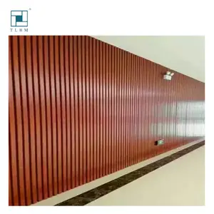 ألواح جدارية مخدد داخلية من الخشب المركب ، لوح حائط WPC للمنزل