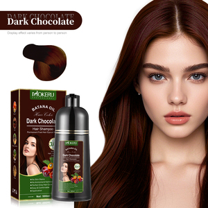 OEM personalizzare a base di erbe 3 in 1 Batana colore olio Shampoo colorante per <span class=keywords><strong>capelli</strong></span> Mokeru Shampoo colore marrone scuro permanente lungo ultimo colorante - Product Image 5