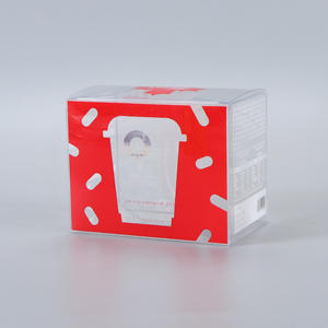 Boîte carrée en plastique acétate, protecteur Pop 0,5 mm, protecteur Pop personnalisé, boîtes d'emballage en plastique transparent, boîte en plastique pliable - Product Image 1