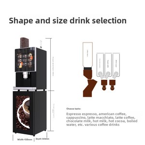 Máquina de Café Comercial de Sobremesa Estilo Italiano LE307A, Totalmente Automática, Integrada para Bebidas Calientes/Frías, con SDK Habilitado para Venta Transfronteriza - Product Image 2