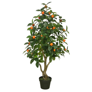 Bonsaï Artificiel Personnalisé Décoration <span class=keywords><strong>Kumquat</strong></span> Mandarine Oranges Plante Fruit Oranger Artificiel - Product Image 1