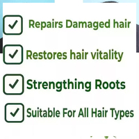 Sérum de Croissance Capillaire Traitement Anti-Chute Cuir Chevelu Fortifiant Cheveux Plus Épais et Plus Longs Repousse Rapide à Base de Plantes HUILE CAPILLAIRE HERBALE
