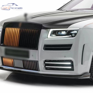 Per Rolls Royce fantasma aggiornato allo stile IV <span class=keywords><strong>M</strong></span> kit carrozzeria in fibra di carbonio a secco paraurti anteriore fari a LED tubo di scarico posteriore - Product Image 4