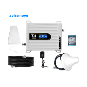 Amplificateur de signal mobile tri-bande 5G 2G 3G 4G GSM WCDMA LTE 900 1800 2100 MHz adapté avec une couverture de 500 à 1000 m² - Product Image 1