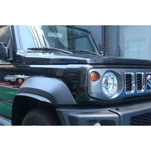 Étroit large garde-boue bavettes ABS noir mat garde-boue avec garde-boue pour Suzuki <span class=keywords><strong>Jimny</strong></span> 5 portes 3 portes JC74 JB74xl 2018 + - Product Image 4
