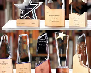 ถ้วยรางวัลคริสตัลแปดเหลี่ยมแบบสร้างสรรค์สั่งทำของที่ระลึกของที่ระลึกที่ได้รับเกียรติสำหรับการเกษียณอายุ - Product Image 4