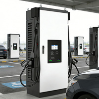 Chargeur DC pour véhicules électriques commercial 80 kW, station de charge rapide DC pour véhicules électriques, station CCS2 GBT avec certification ETL