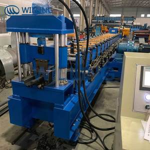 Trung Quốc thực hiện một nửa máng xối cuộn tạo thành máy Điều kiện Mới vật liệu thép bê tông gạch loại gạch làm gạch máy móc - Product Image 4