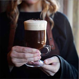 Tasse <span class=keywords><strong>à</strong></span> café en verre irisé, de haute qualité, avec poignée - Product Image 3