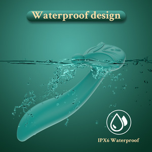 Vibrador de zorro de doble Motor de carga USB, palo de masaje femenino de silicona de 7 frecuencias, Juguetes sexuales para adultos de doble cabeza - Product Image 6
