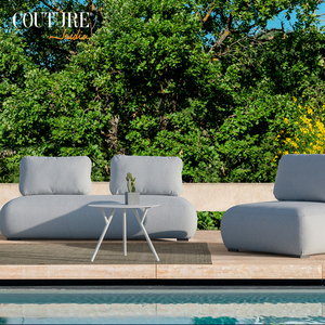 Villa Hôtel Projet De Luxe Patio En Aluminium Jardin Corde Meubles En Plein Air Tissu Sectionnel Canapé Salon Ensemble - Product Image 3
