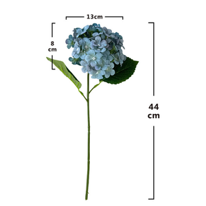 Fiori Artificiali di Ortensia Fatti a Mano con 72 Foglie, Design 3D Singolo per Decorazioni di Matrimoni, Casa, Soggiorno, Qualità Superiore - Product Image 2