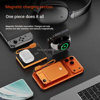 Nuevo Estilo de Banco de Energía Rápido de 5000 mAh PD 22.5w con Cable, Banco de Energía Magnético Inalámbrico de 10000 mAh 15w, Compatible con iPhone 16 15