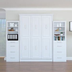 <span class=keywords><strong>2021</strong></span> meubles populaires gain de place complet pliant réglable armoire murphy lit horizontal avec armoire de rangement - Product Image 6
