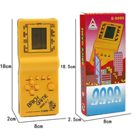 Machine de jeu portable classique jeu de briques jouet de Console pour enfants avec lecture de musique joueur de jeux de plaisir pour enfants rétro