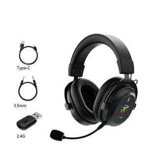 2.4G Over the Ear Gaming 25ms Low Latency <b>Wireless</b> Wired LED Light for Gamer G4000 2.4G Over the Ear Ga - Product Image 1