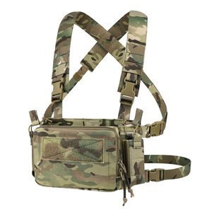 Chaleco Táctico KRYDEX, Chaleco de Caza de Nailon 500D, Chaleco Táctico D3CR con Bolsa para Cargadores - Product Image 1