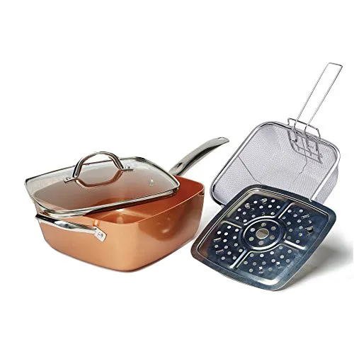 Nieuwe Non Stick Cookwar Sets Vierkante Koekenpan Hoge Kwaliteit Vierkante Panfryer Pannenkoek Tempura Friteuse Dunne Pannenkoek