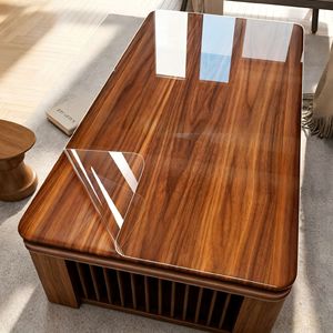 Film protecteur transparent CHOOWIN pour meubles, résistant à la chaleur, imperméable, auto-adhésif pour table à manger, table basse, marbre, cuisinière, dalle de roche - Product Image 1