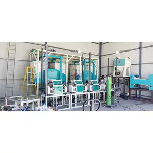 Wheat flour milling equipment grain processing machinery flour mill in Ethiopia