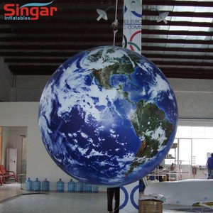 2m PVC sealed air gonfiabile terra globo aerostato di pubblicità - Product Image 6