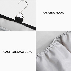 Neceser de viaje plegable, organizador de herramientas de peluquería, organizador de rizador de pelo, bolsa de almacenamiento con gancho - Product Image 4