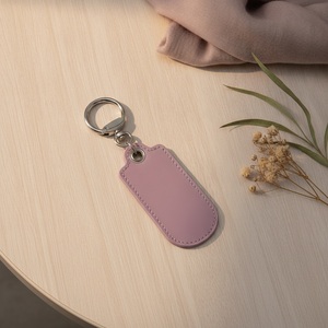Llavero y Soporte para Teléfono de Cuero Morado Grabado con Varita de la Fortuna Oriental, Duradero, con Logotipo Personalizado, Regalo Corporativo - Product Image 4