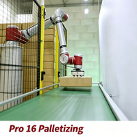 JAKA Pro16 IP68 Cobot 16kg/1713mm Jangkauan PLC & Motor Pelindung Sudut-Lengkap Mengatasi Tantangan Pengoperasian & Perakitan yang Berat